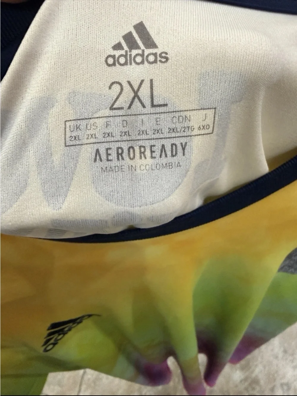 Adidas Aeroready Love Unites Tie Dye Soccer Jersey Shirt 2XL